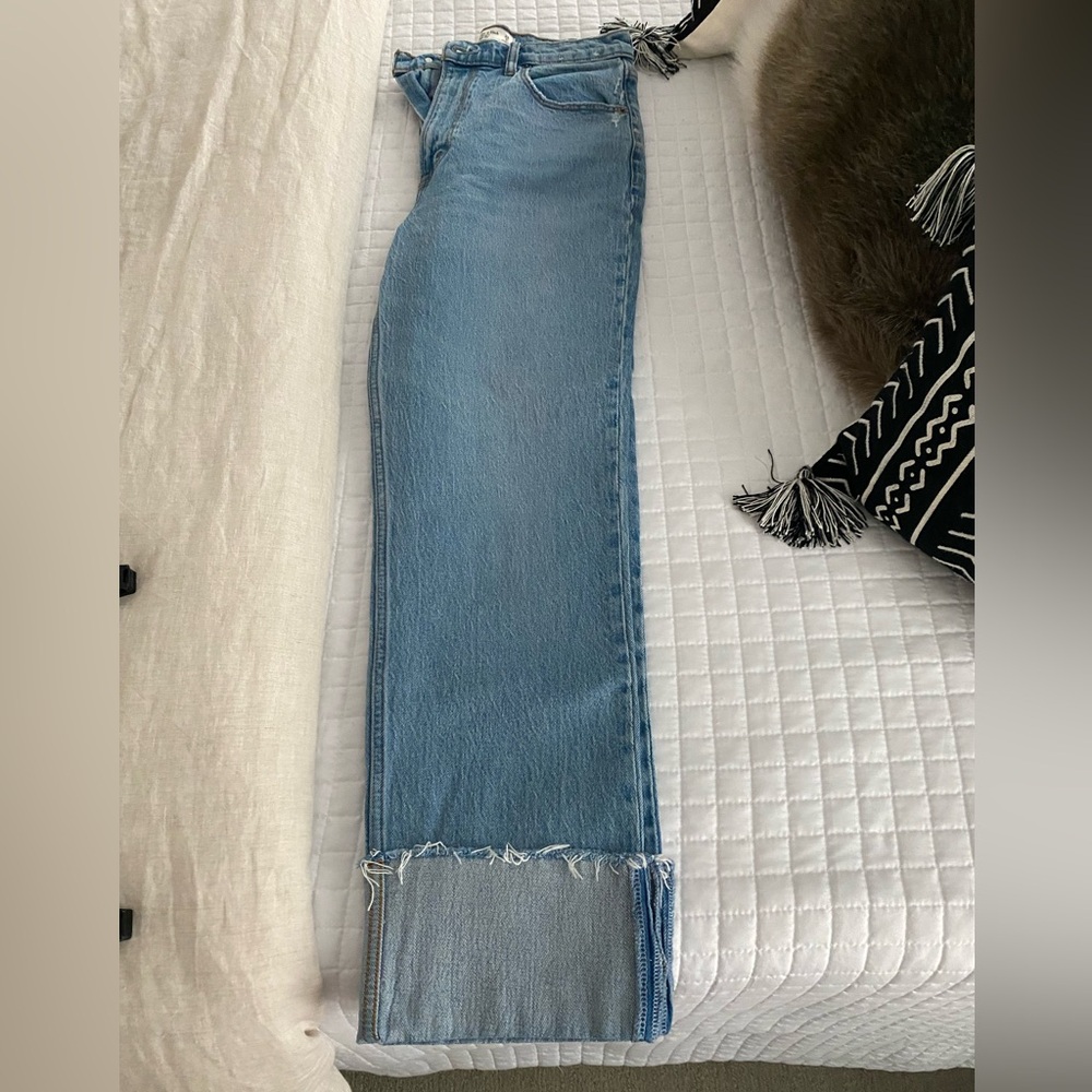 Abercrombie 90s straight ultra high rise jeans
